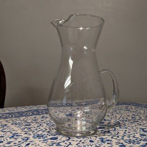 VTG Princess House Heritage 72 Oz. Crystal Pitcher